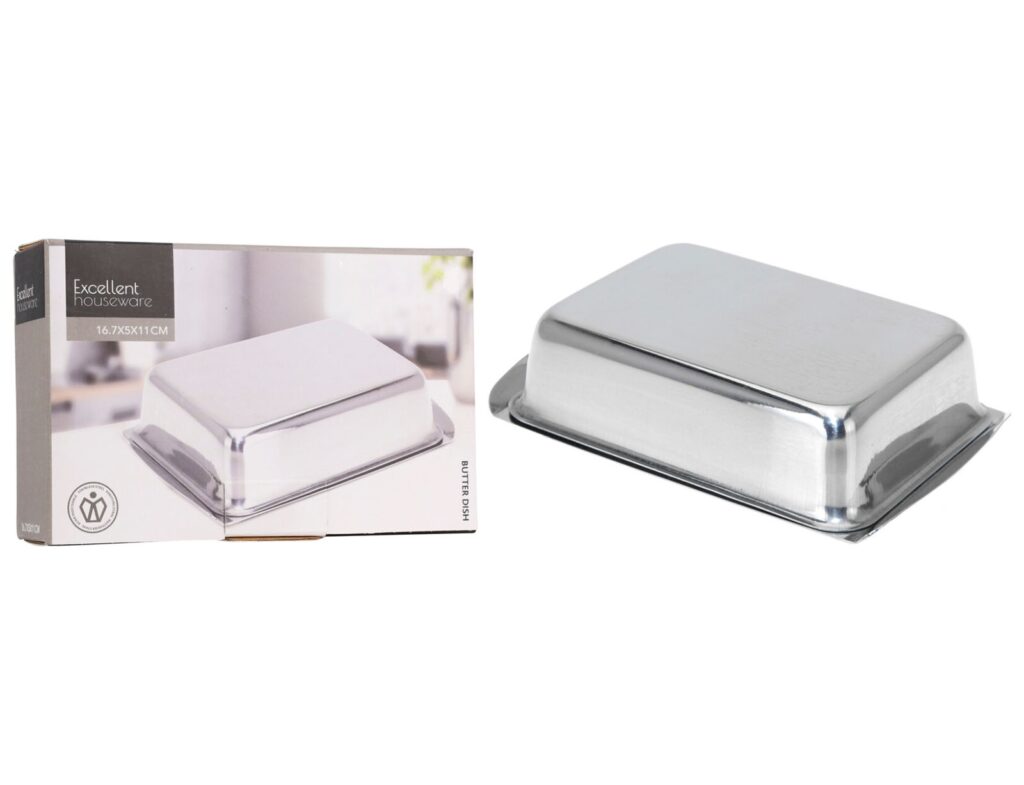 Οργάνωση Τραπεζιού Butter Dish Stainless Steel A12210060