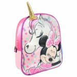 Παιδική Τσάντα 3D Minnie Mouse Ροζ 25 x 31 x 10 cm