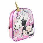 Παιδική Τσάντα 3D Minnie Mouse Ροζ 25 x 31 x 10 cm