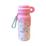 Παιδικό παγούρι-θερμός με κούπα - 420ml - 340908 - Pink