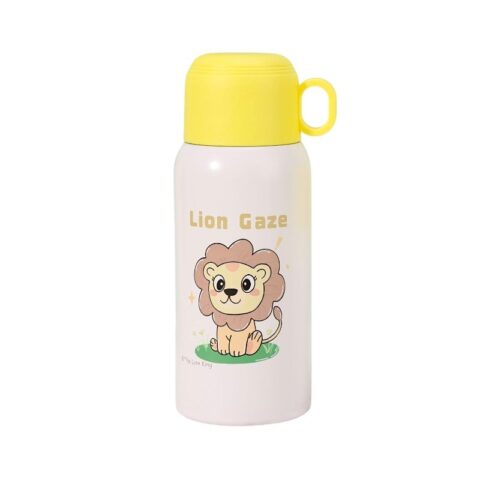 Παιδικό παγούρι-θερμός με κούπα - 500ml - 312567 - Yellow