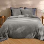 Παπλωματοθήκες & Κλινοσκεπάσματα 3 Pieces Bedding Set 240 X 220 Cm Plain Curly Hele