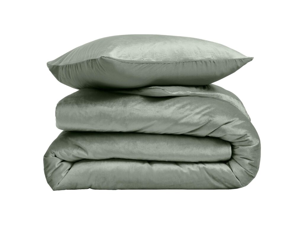 Παπλωματοθήκες & Κλινοσκεπάσματα 3 Pieces Bedding Set 240 X 220 Cm Plain Velvet Vel