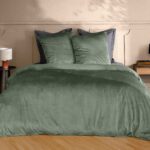 Παπλωματοθήκες & Κλινοσκεπάσματα 3 Pieces Bedding Set 240 X 220 Cm Plain Velvet Vel