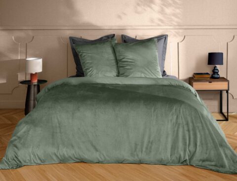 Παπλωματοθήκες & Κλινοσκεπάσματα 3 Pieces Bedding Set 240 X 220 Cm Plain Velvet Vel