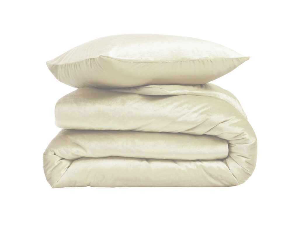 Παπλωματοθήκες & Κλινοσκεπάσματα 3 Pieces Bedding Set 240 X 220 Cm Plain Velvet Vel