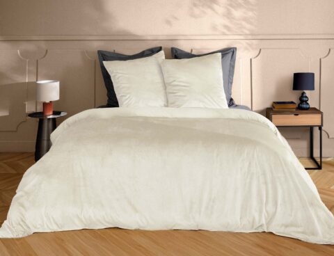 Παπλωματοθήκες & Κλινοσκεπάσματα 3 Pieces Bedding Set 240 X 220 Cm Plain Velvet Vel