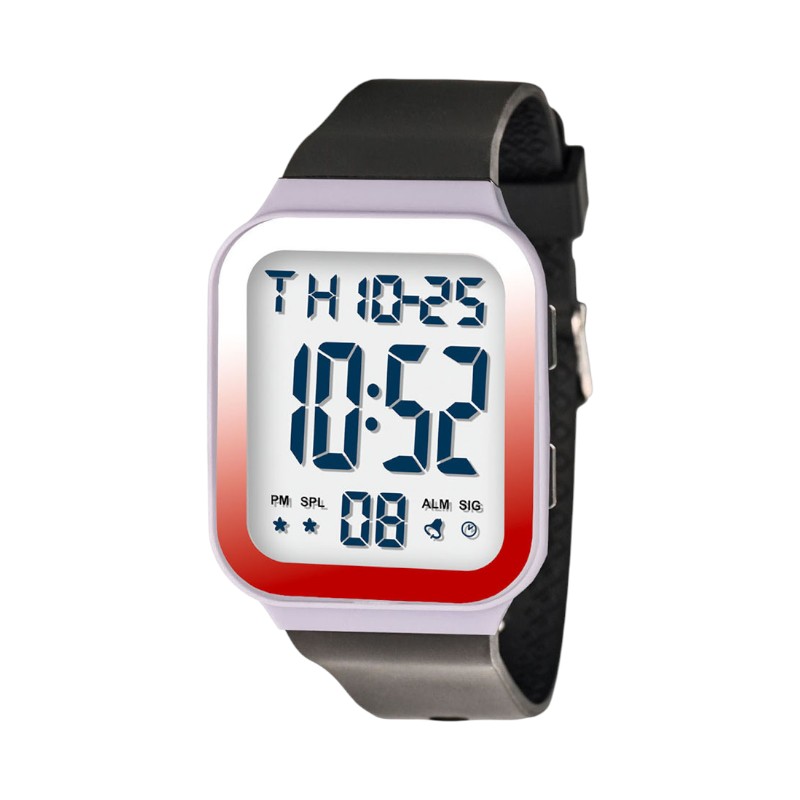 Ψηφιακό ρολόι χειρός - LS177 - Lasika - 817414 - Black/Red