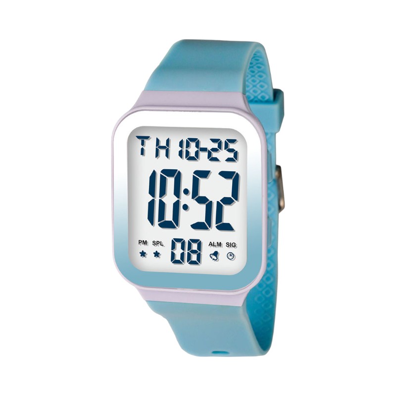 Ψηφιακό ρολόι χειρός - LS177 - Lasika - 817414 - Light Blue