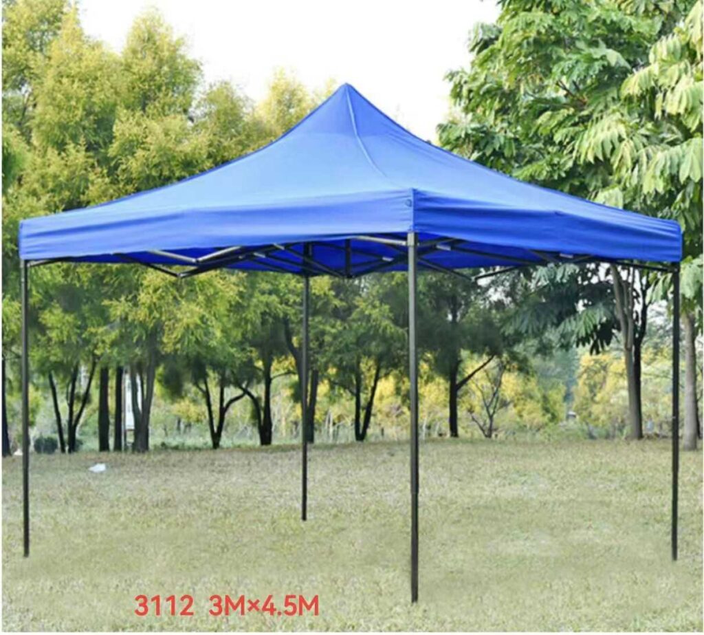 Πτυσσόμενη τέντα κήπου - Κιόσκι - YB3112 - 3x4.5m - 585397 - Blue