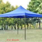 Πτυσσόμενη τέντα κήπου - Κιόσκι - YB3112 - 3x4.5m - 585397 - Blue