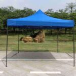 Πτυσσόμενη τέντα κήπου - Κιόσκι - YB3112 - 3x4.5m - 585397 - Blue