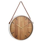 Ρολόγια Εσωτερικού Χώρου Wall Clock With Brown Handle Nb1240000