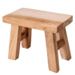 Σκαμπό & Πουφ Stool Decorative Teakwood J18000160