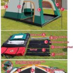 Σκηνή Camping - Δίχωρη - YB3045 - 3.1x2.2x1.9m - 960071