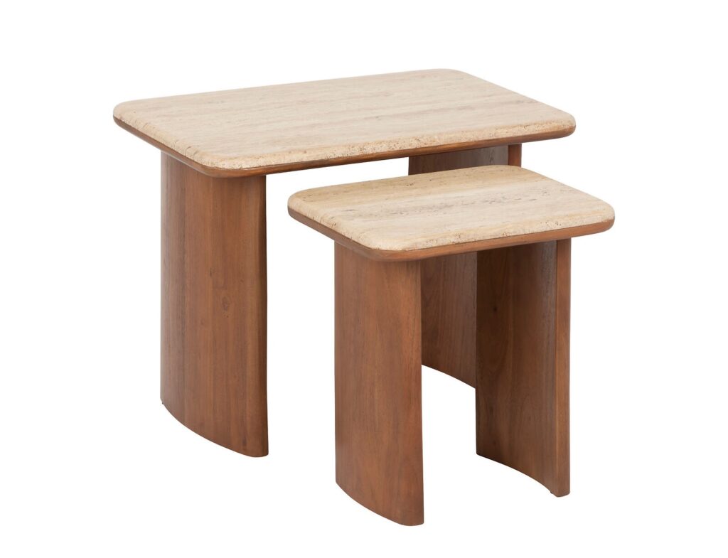 Τραπεζάκι Jivan Atmosphera - 60X40X52Cm / 38.5X30.5X47Cm