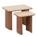 Τραπεζάκι Jivan Atmosphera - 60X40X52Cm / 38.5X30.5X47Cm
