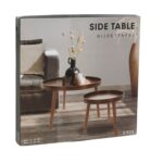 Τραπεζάκια Σαλονιού Side Table Round Set 2Pcs Kr8200310