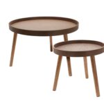 Τραπεζάκια Σαλονιού Side Table Round Set 2Pcs Kr8200310