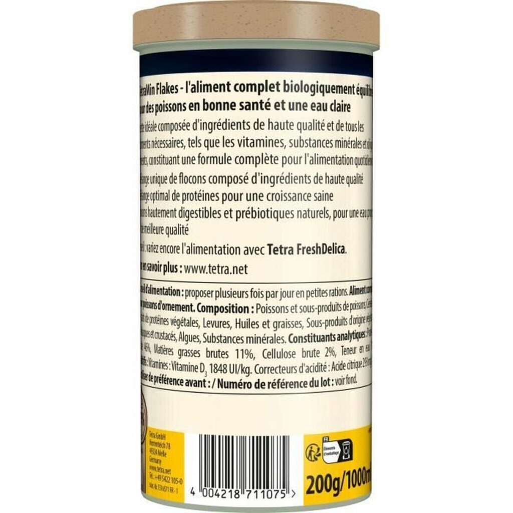 Τρόφιμα για ψάρια Tetra TetraMin Flakes 1 L