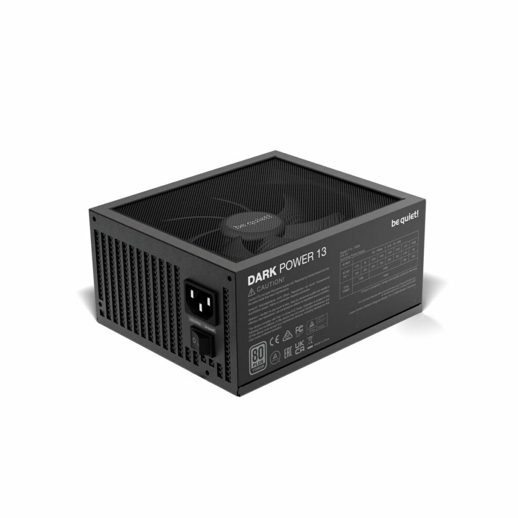 Τροφοδοσία Ρεύματος Be Quiet! BN333 ATX 750 W 6 W 110 W 80 PLUS Titanium
