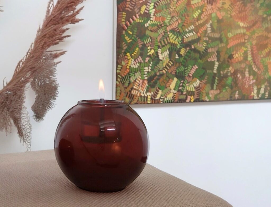 Τζάκια & Εστίες Φωτιάς Εσωτερικών Χώρων Globus Candle 15 Amber Tf-600938