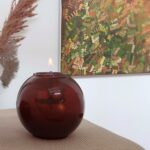 Τζάκια & Εστίες Φωτιάς Εσωτερικών Χώρων Globus Candle 15 Amber Tf-600938
