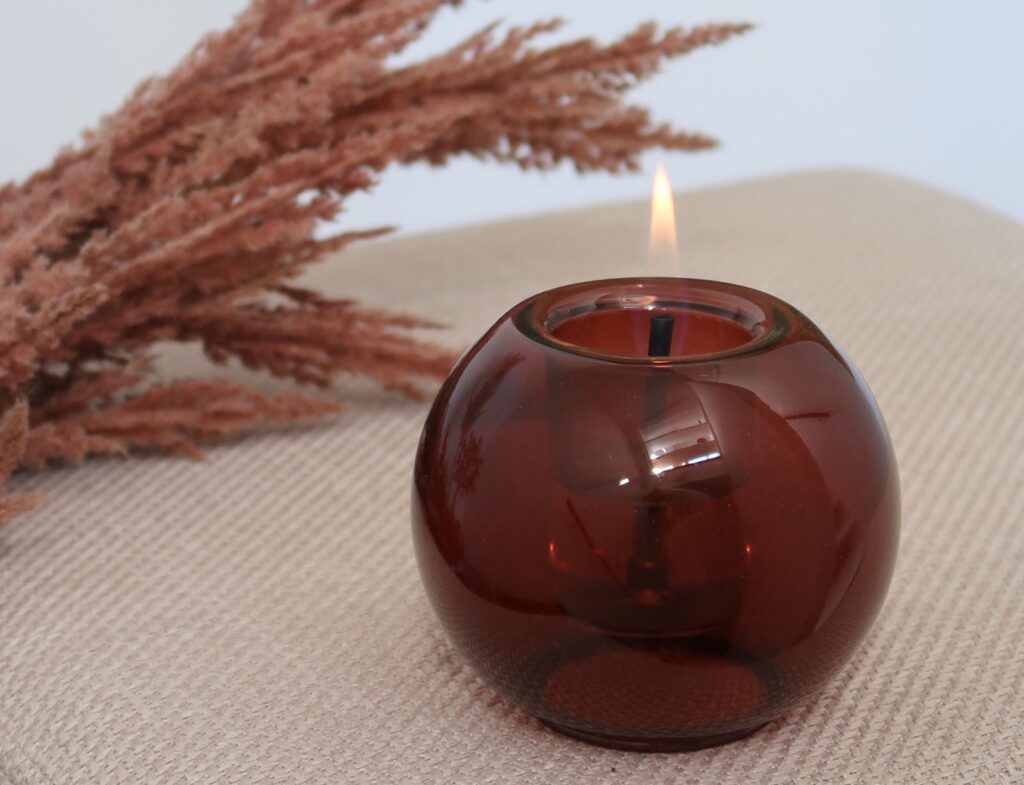 Τζάκια & Εστίες Φωτιάς Εσωτερικών Χώρων Globus Candle 15 Amber Tf-600938