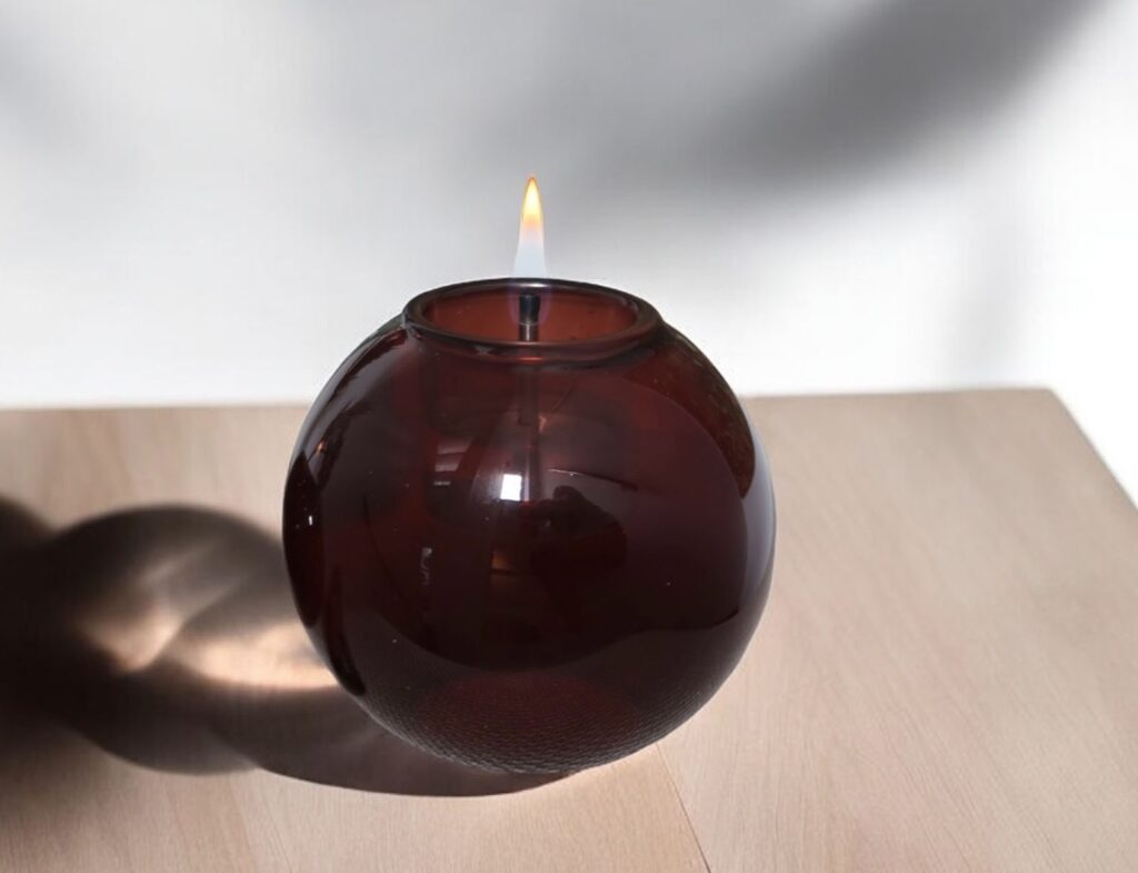 Τζάκια & Εστίες Φωτιάς Εσωτερικών Χώρων Globus Candle 15 Amber Tf-600938