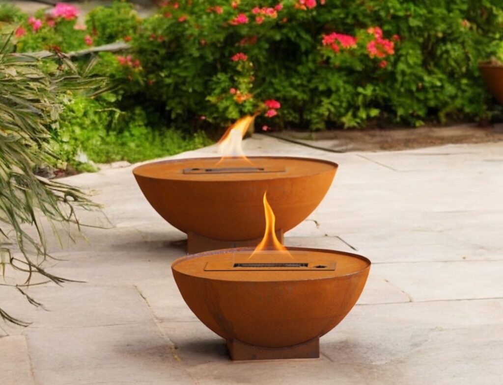Τζάκια & Εστίες Φωτιάς Εσωτερικών Χώρων Prometheus 60 Corten