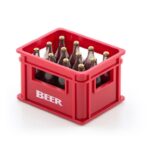 Ανοιχτήρια Χειρός Bottle Opener, Beerbox, Plastic, Iron, Red 2 6X6X6