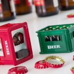 Ανοιχτήρια Χειρός Bottle Opener, Beerbox, Plastic, Iron, Red 2 6X6X6