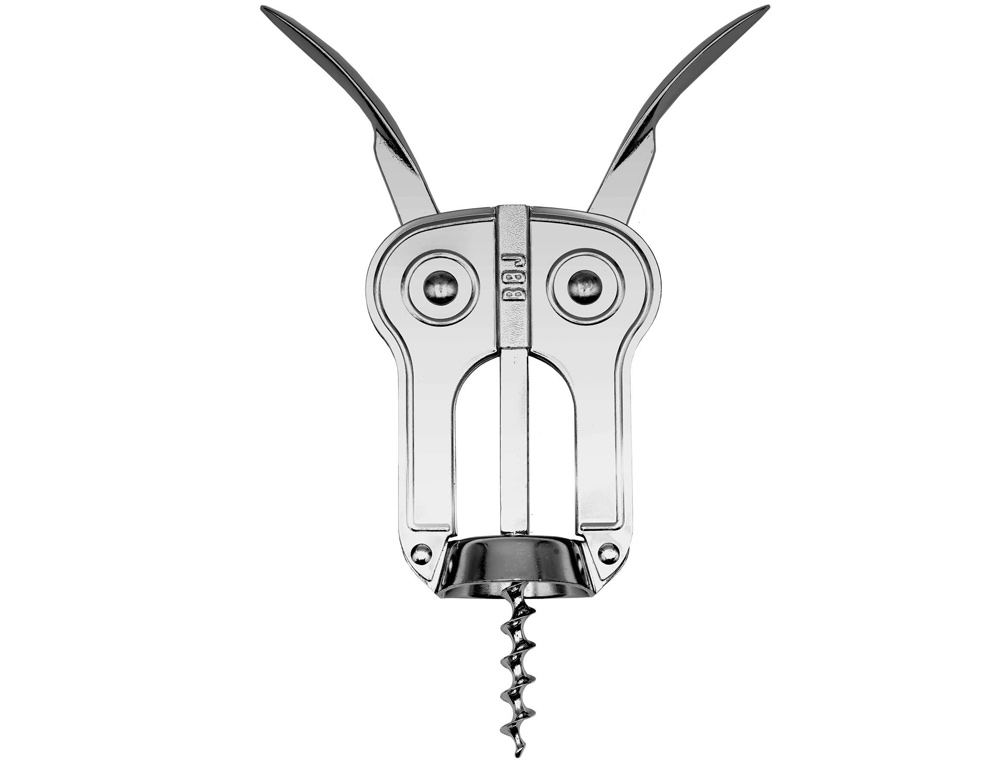Ανοιχτήρια Χειρός Double Lever Owl Style Corkscrew Boj Chrome-Plated