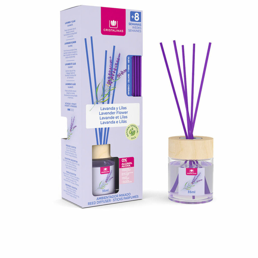 Αρωματικά στικ Cristalinas MIKADO Λεβάντα 35 ml