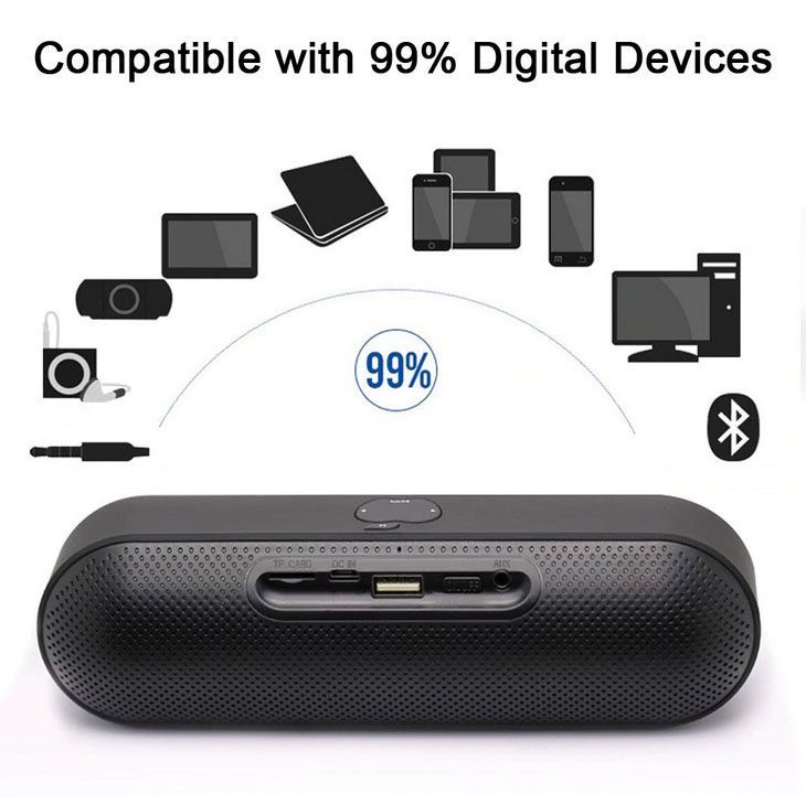 Ασύρματο ηχείο Bluetooth - S812 - 308183 - Red