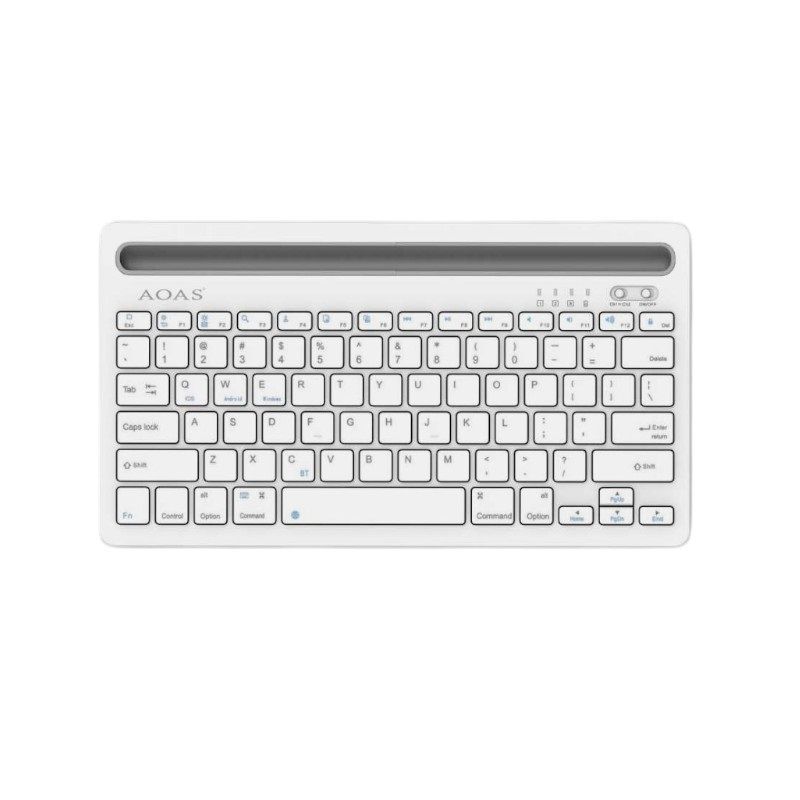 Ασύρματο πληκτρολόγιο Bluetooth - AS199 - AOAS - 651992 - White
