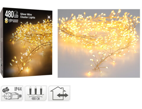 Χριστουγεννιάτικα Λαμπάκια Led Silverwire 480Led Cluster Ax8717640