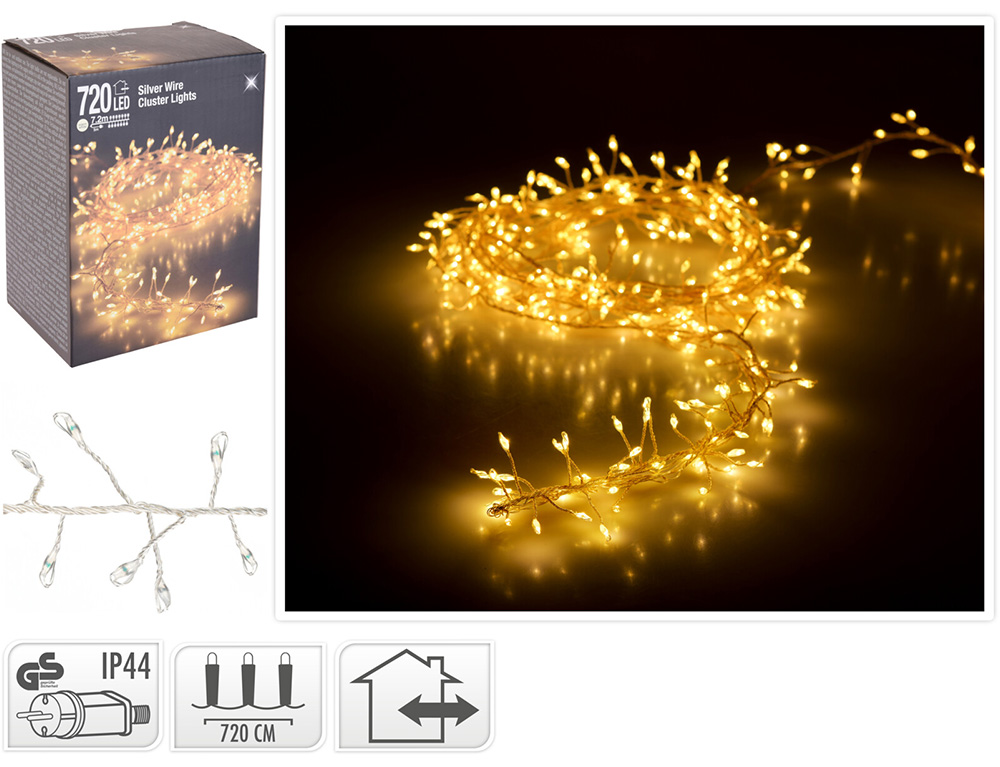 Χριστουγεννιάτικα Λαμπάκια Led Silverwire 720Ww Cluster Ax8717060