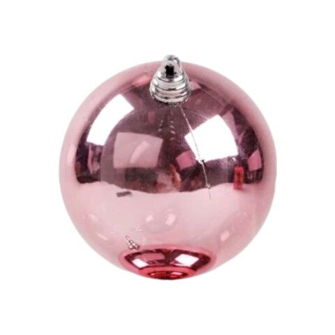 Χριστουγεννιάτικη μπάλα - 20cm - 1pc - 326154 - Pink