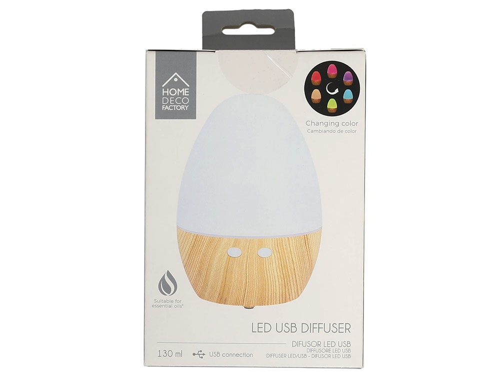 Διαχύτες Αρωμάτων - Αρωματικά Χώρου Diffuseur Led Usb 120Ml M12 Ve12003