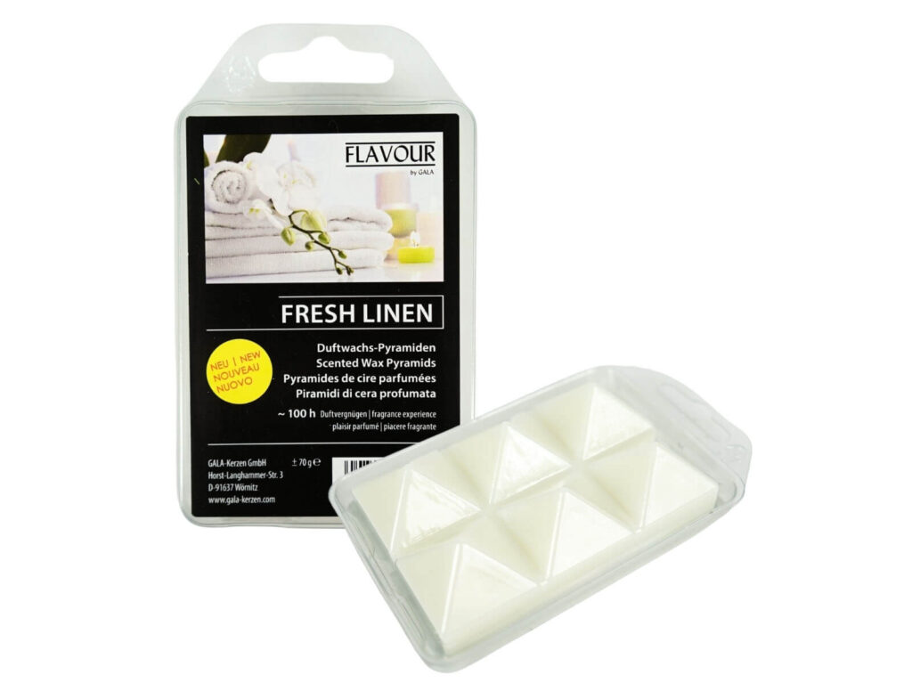 Διαχύτες Αρωμάτων - Αρωματικά Χώρου Gala Waxmelts Pyramid Fresh Linen 6 Pieces