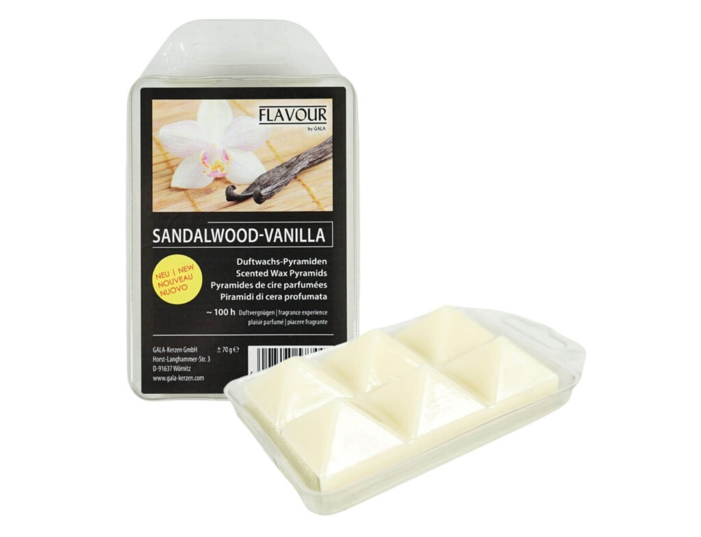 Διαχύτες Αρωμάτων - Αρωματικά Χώρου Gala Waxmelts Pyramid Sandalwood/Vanilla 6 Pieces