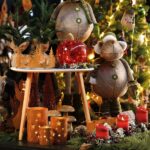 Διακόσμηση & Deco Σε Εορταστικό Πνεύμα Advent Wreath Winter Forest, Rusty Finish Tealight