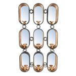 Διακοσμητικοί Καθρέφτες Countryfield Wall Mirror Vanity With Candle Holder