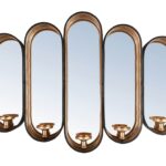 Διακοσμητικοί Καθρέφτες Countryfield Wall Mirror With Candle Holders 93.5