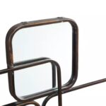 Διακοσμητικοί Καθρέφτες Ptmd Mirror Feron Iron Frame Rectangles 84 Cm