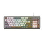 Ενσύρματο πληκτρολόγιο Η/Υ - LED RGB - WB-222 - Weibo - 658335