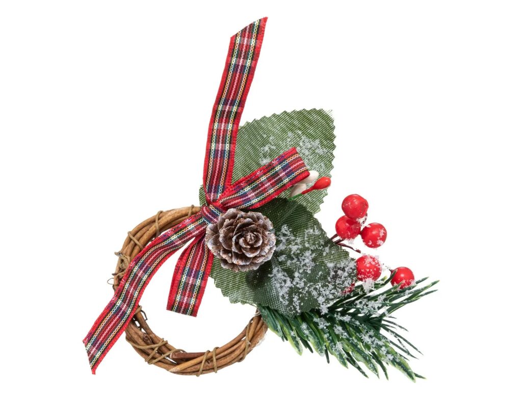 Εορταστικό Τραπέζι Branch Napkin Ring X2 Atmosphera 183355