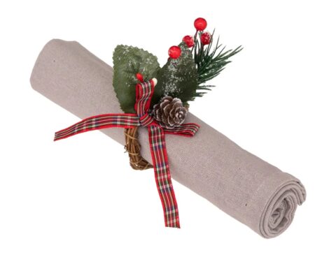 Εορταστικό Τραπέζι Branch Napkin Ring X2 Atmosphera 183355