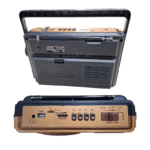 Επαναφορτιζόμενο ραδιόφωνο - PX-101BT - 020023 - Gold